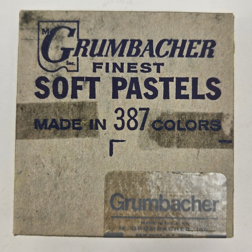 Grumbacher Finest Soft Pastels 13F Lemon Yellow 6 Sticks Artists Quality USA